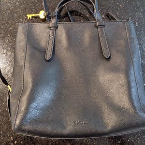 Fossil Black Bag